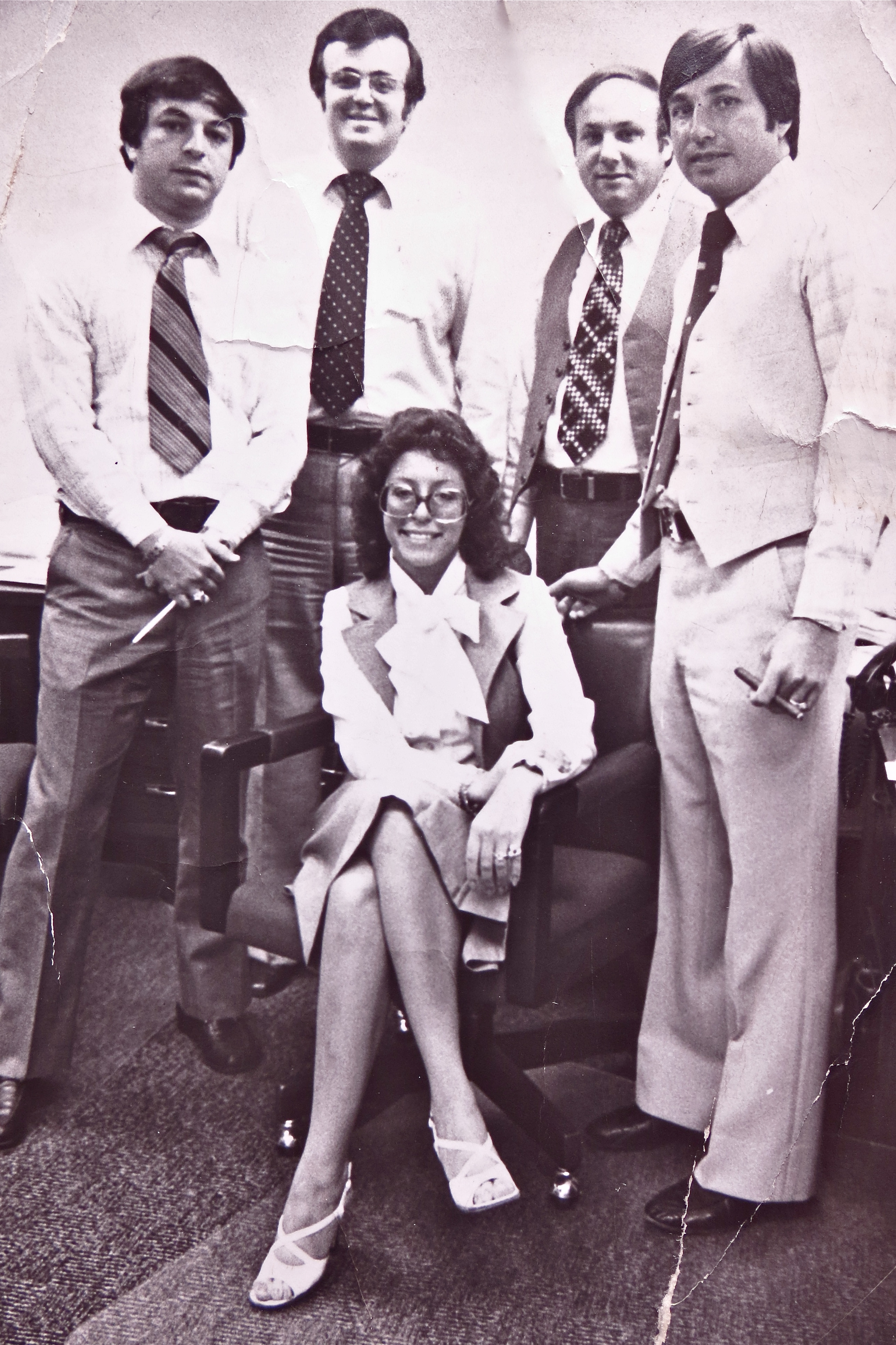 Photo: The Forum Group staff in the 1970s.