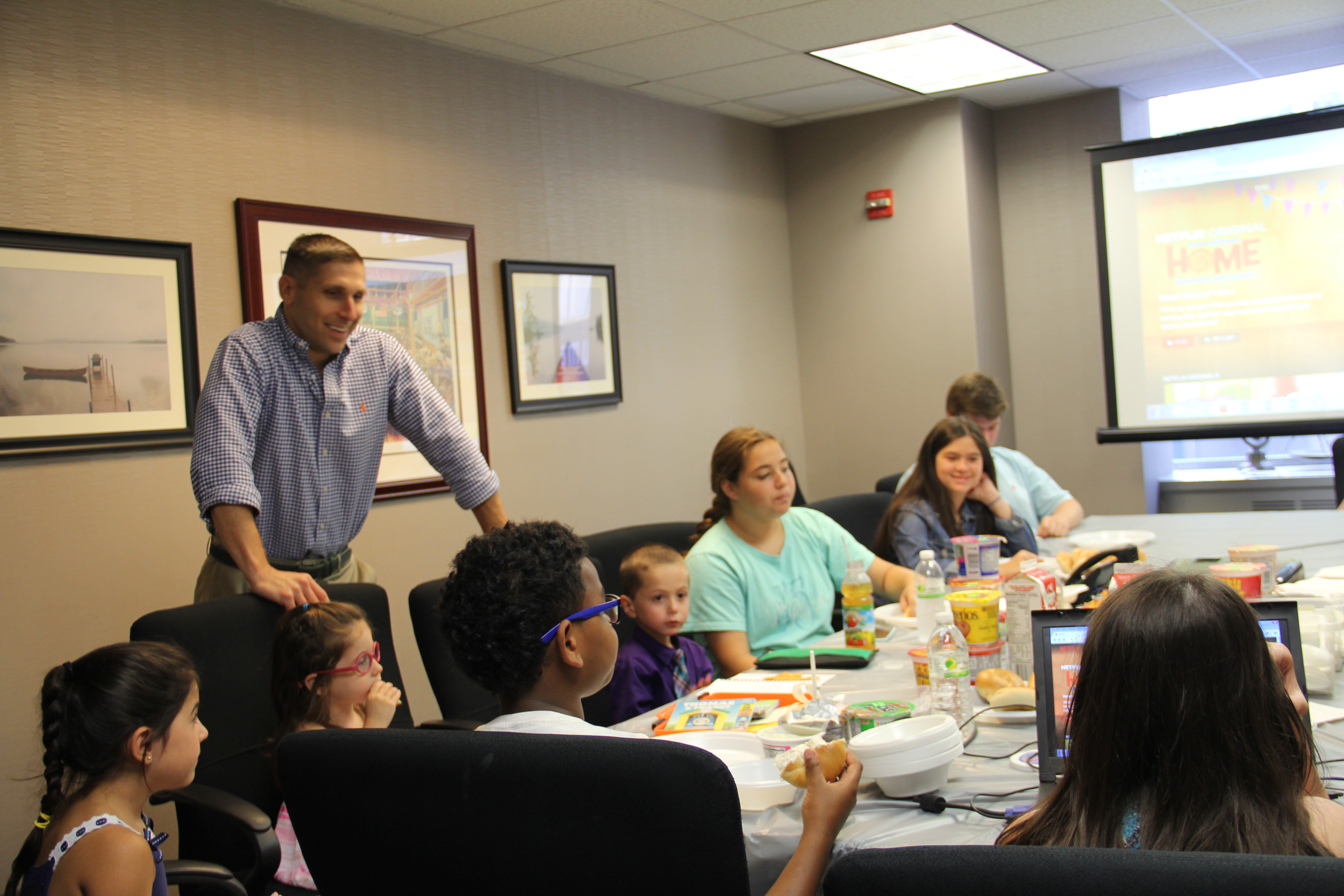 Photo: The Forum Group at a children's charity event.